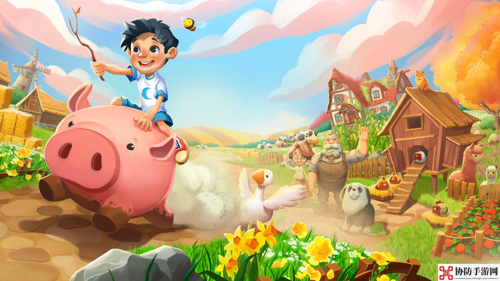 梦幻谷添加线上合作模式3D农场模拟游戏